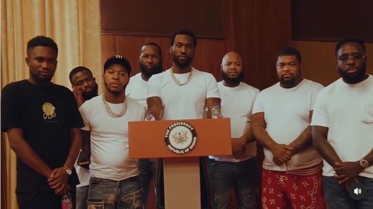 Presidency didn't know Meek Mill was shooting a video at Jubilee House - Diaspora Affairs Director