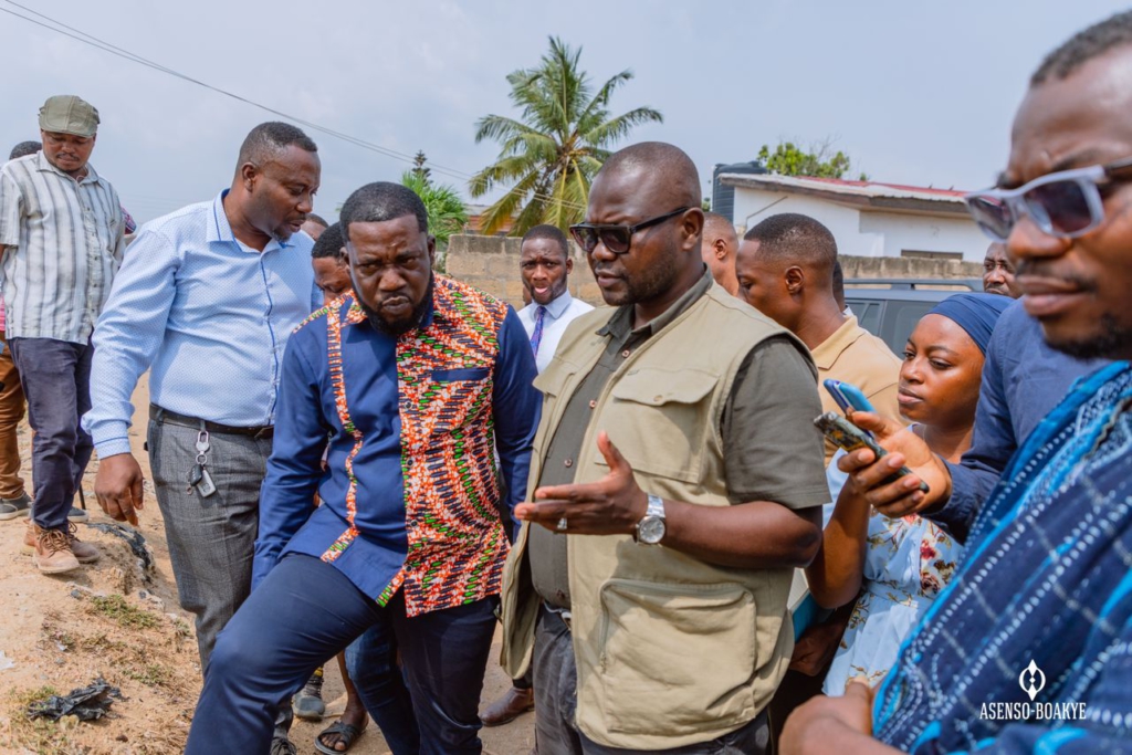 Asenso-Boakye halts construction on Kpeshie Lagoon Asenso-Boakye halts construction on Kpeshie Lagoon