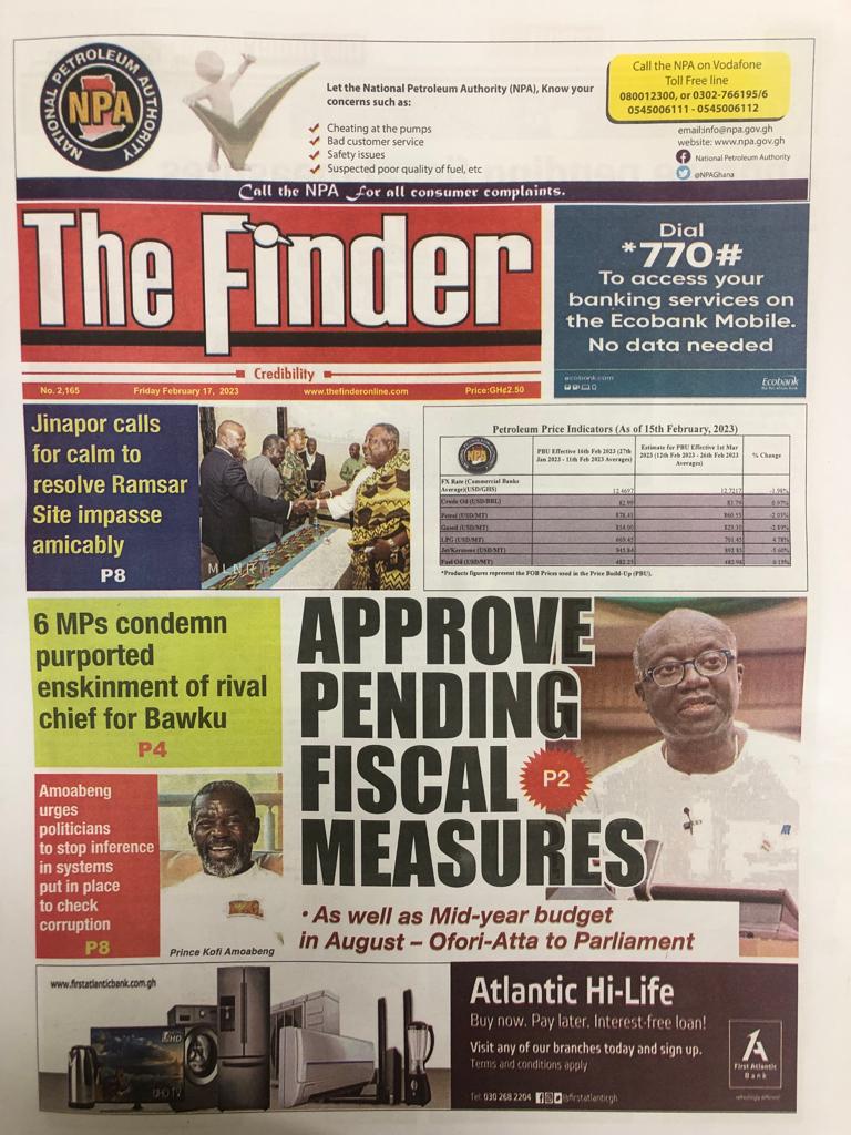 Today’s front pages: Friday, February 17, 2023 Today’s front pages: Friday, February 17, 2023