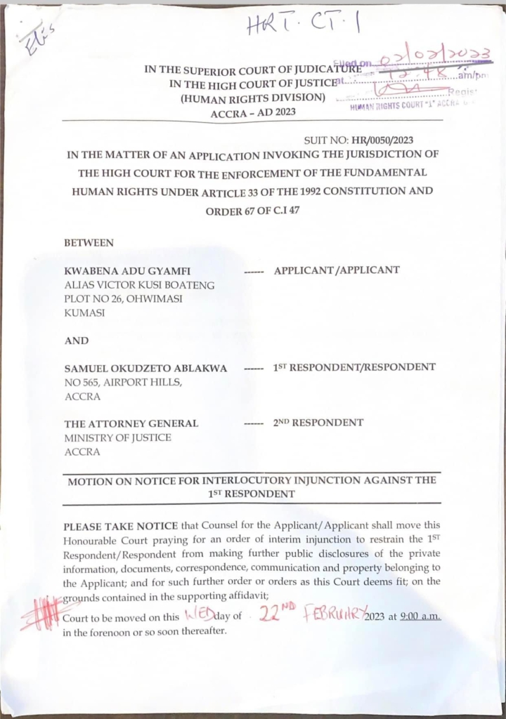 I’ve instructed my lawyers to act on Rev Kusi Boateng’s injunction against me - Ablakwa I’ve instructed my lawyers to act on Rev Kusi Boateng’s injunction against me - Ablakwa