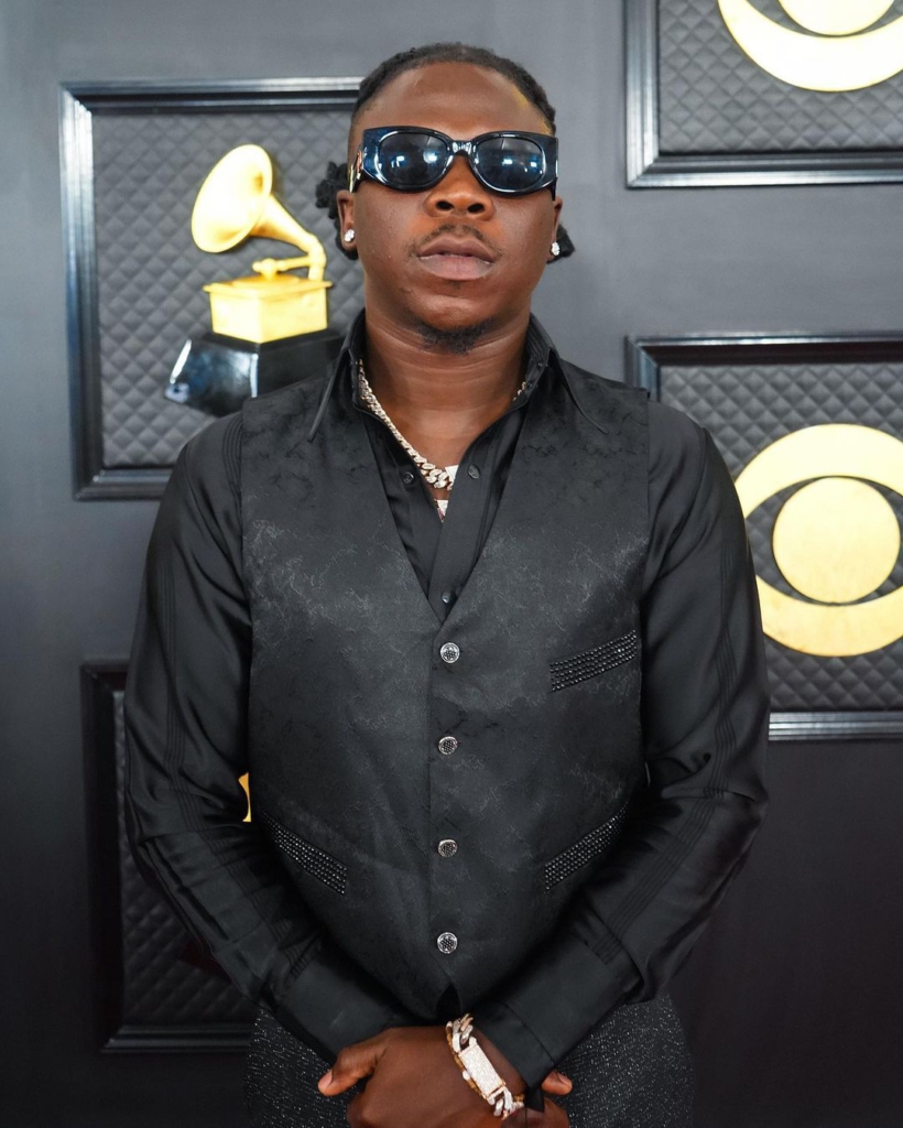 Stonebwoy shares pictures of red carpet moments at 2023 Grammys