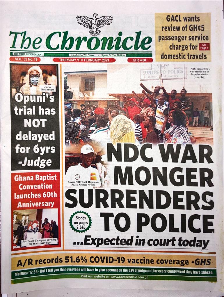 Today’s front pages: Thursday, February 9, 2023 Today’s front pages: Thursday, February 9, 2023