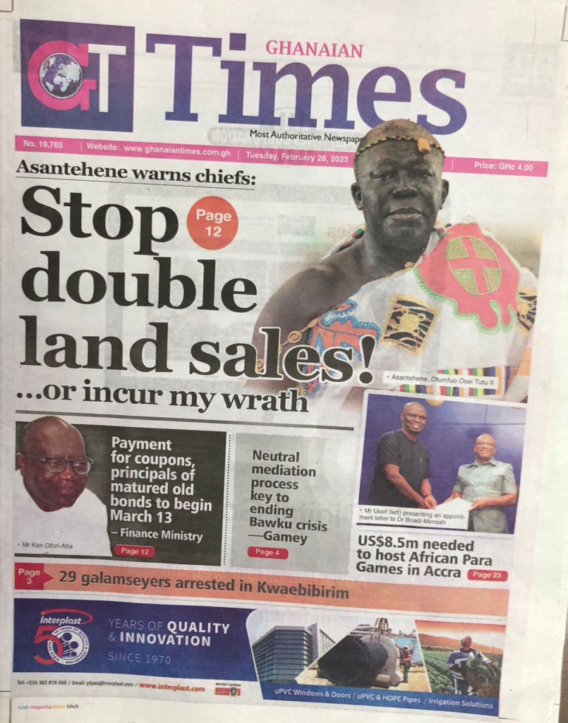 Today’s front pages: Tuesday, February 28, 2023 Today’s front pages: Tuesday, February 28, 2023