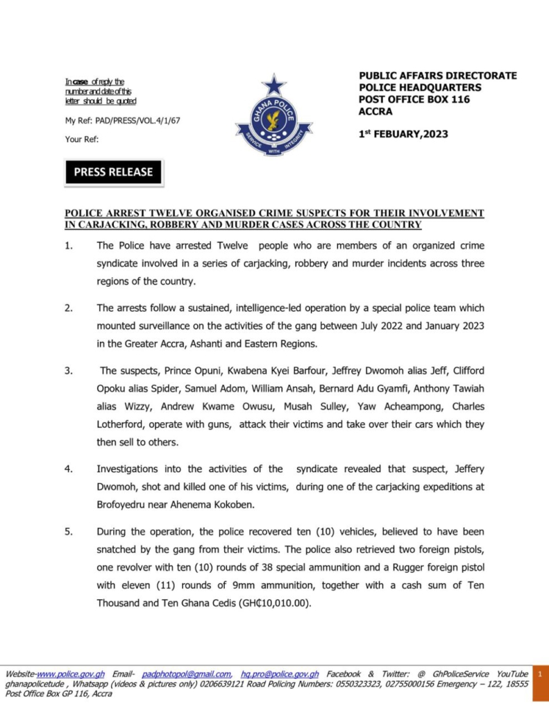 12 persons arrested for involvement in robbery, murder cases 12 persons arrested for involvement in robbery, murder cases