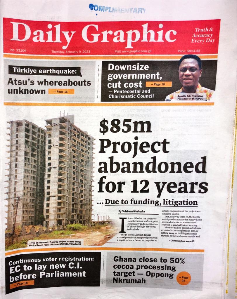 Today’s front pages: Thursday, February 9, 2023 Today’s front pages: Thursday, February 9, 2023