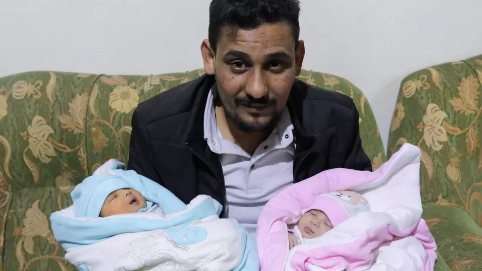 Turkey-Syria earthquake: Baby pulled from the rubble reunited with aunt and uncle