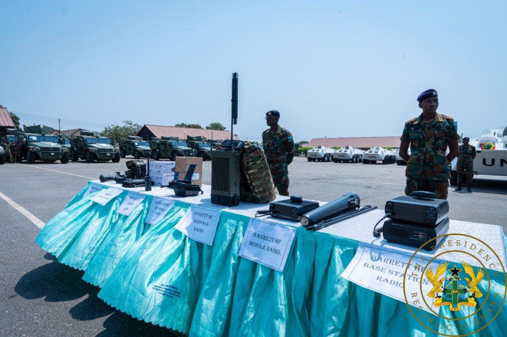 Akufo-Addo presents 175 vehicles, communication equipment to Armed Forces