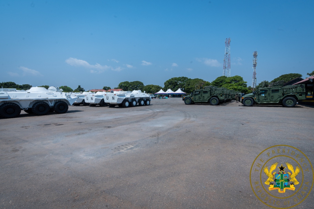 Akufo-Addo presents 175 vehicles, communication equipment to Armed Forces