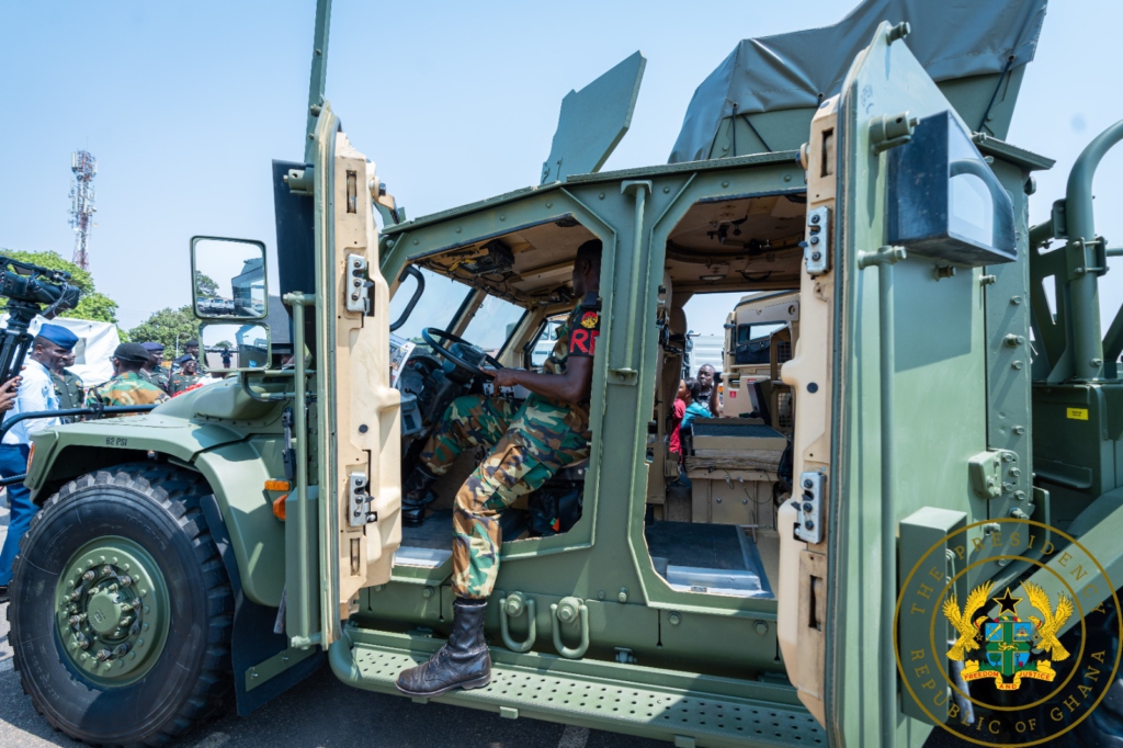 Akufo-Addo presents 175 vehicles, communication equipment to Armed Forces