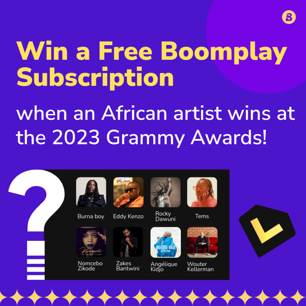 Boomplay to celebrate African Music Excellence at the 65th Grammys with free subscription