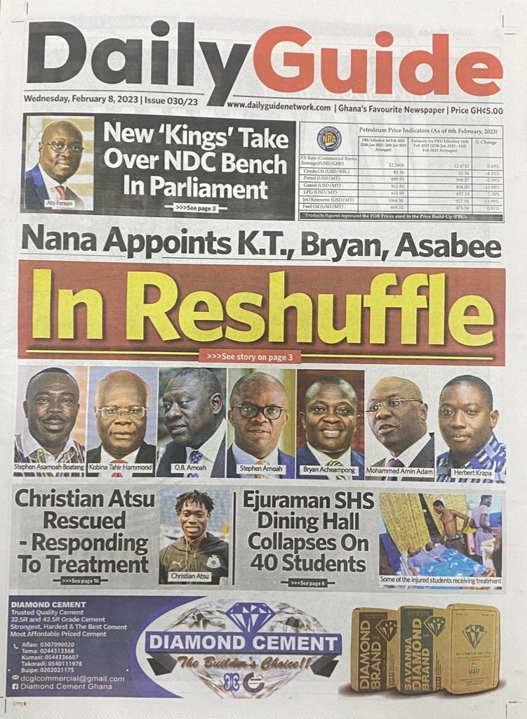 Today’s front pages: Wednesday, February 8, 2023 Today’s front pages: Wednesday, February 8, 2023