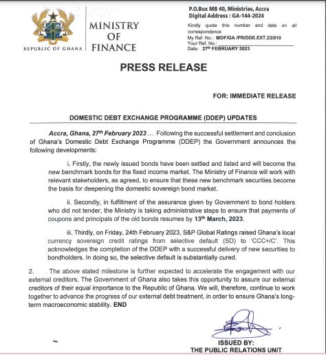 Payment of principals, coupons on old bonds to resume March 13 – Finance Ministry Payment of principals, coupons on old bonds to resume March 13 – Finance Ministry