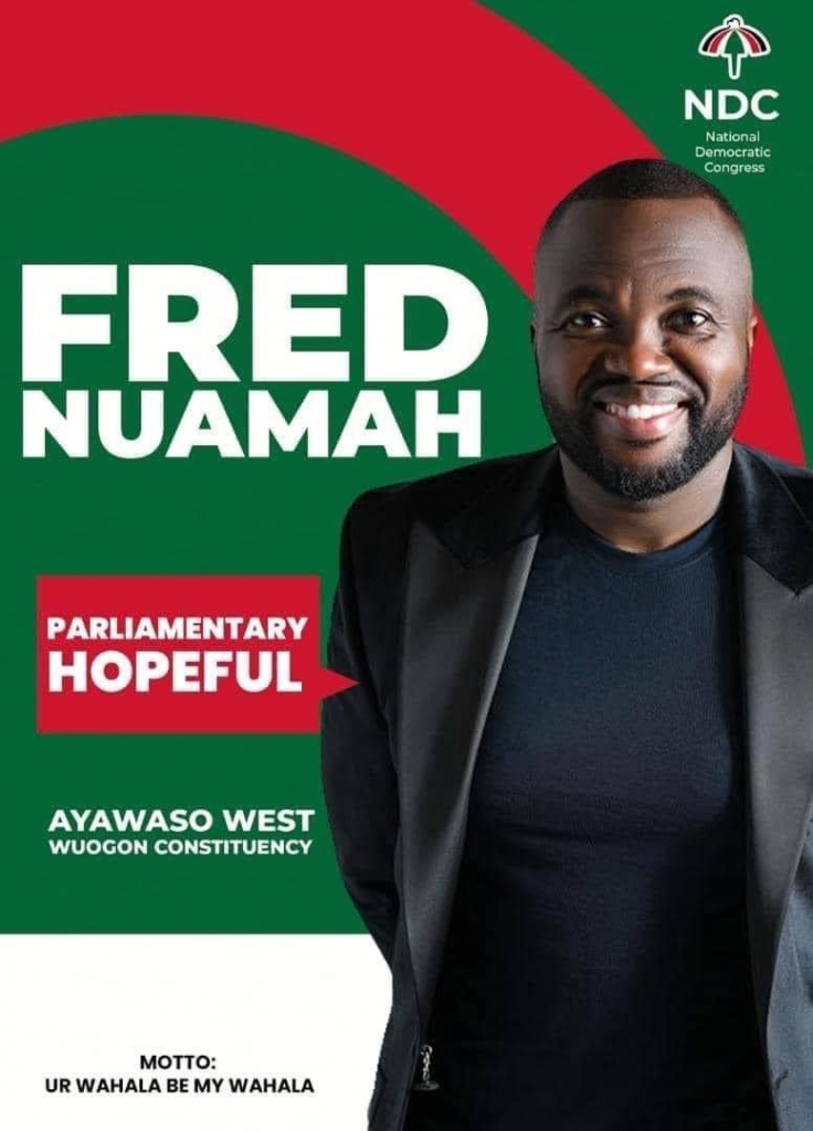 Actor Fred Nuamah to contest for NDC parliamentary primaries at Ayawaso West Wuogon Actor Fred Nuamah to contest for NDC parliamentary primaries at Ayawaso West Wuogon