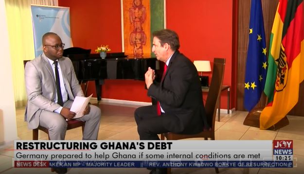 You cannot ask for help but refuse to cut your budget - German Ambassador tells government