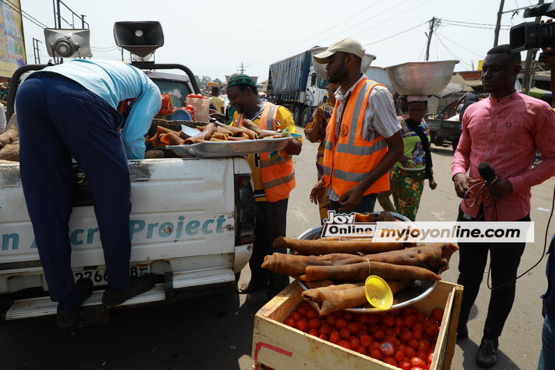 Joy Clean Ghana: AMA Environmental Health Inspectors arrest offenders