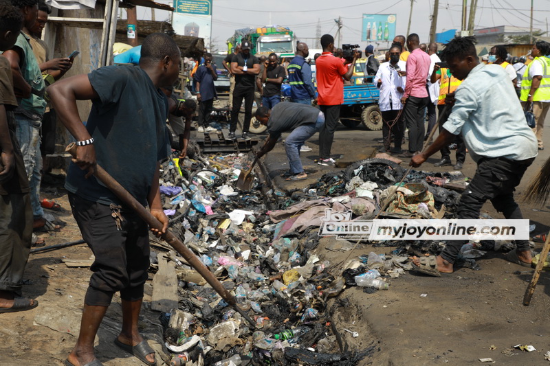 Joy Clean Ghana: AMA Environmental Health Inspectors arrest offenders