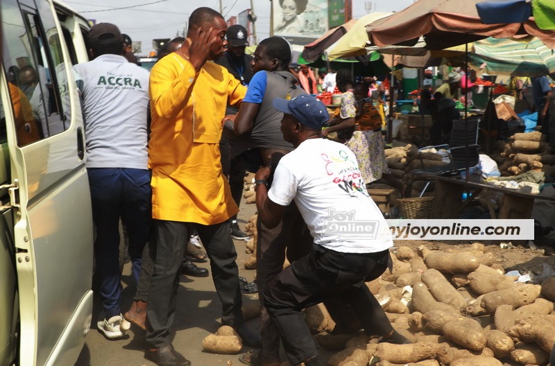 Joy Clean Ghana: AMA Environmental Health Inspectors arrest offenders