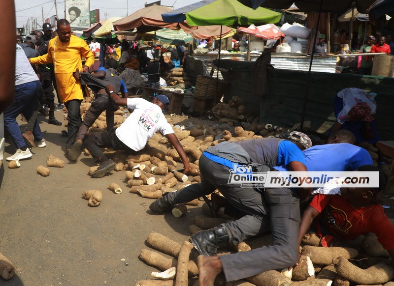 Joy Clean Ghana: AMA Environmental Health Inspectors arrest offenders