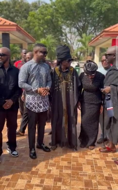 Sarkodie, Mr Drew, IGP, others commiserate with Kojo Antwi at dad's 40 Days Observance
