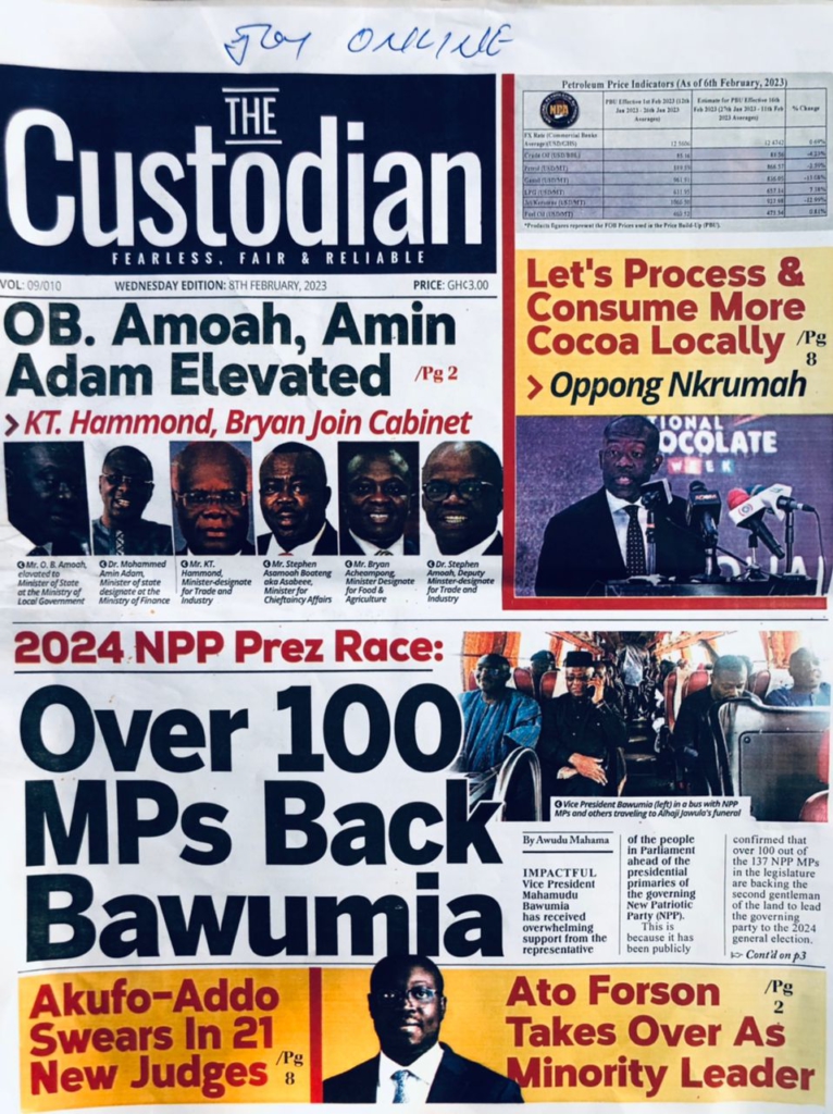 Today’s front pages: Wednesday, February 8, 2023 Today’s front pages: Wednesday, February 8, 2023