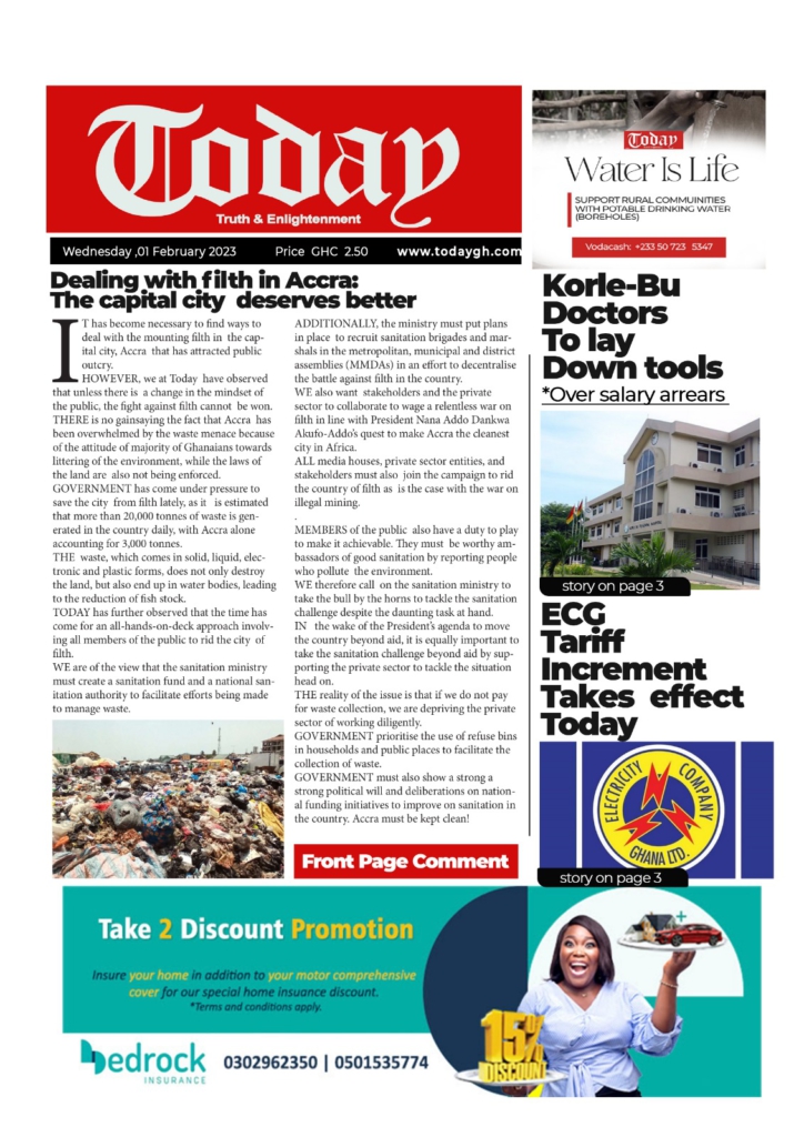 Today's front pages: Wednesday, February 1, 2023 Today's front pages: Wednesday, February 1, 2023