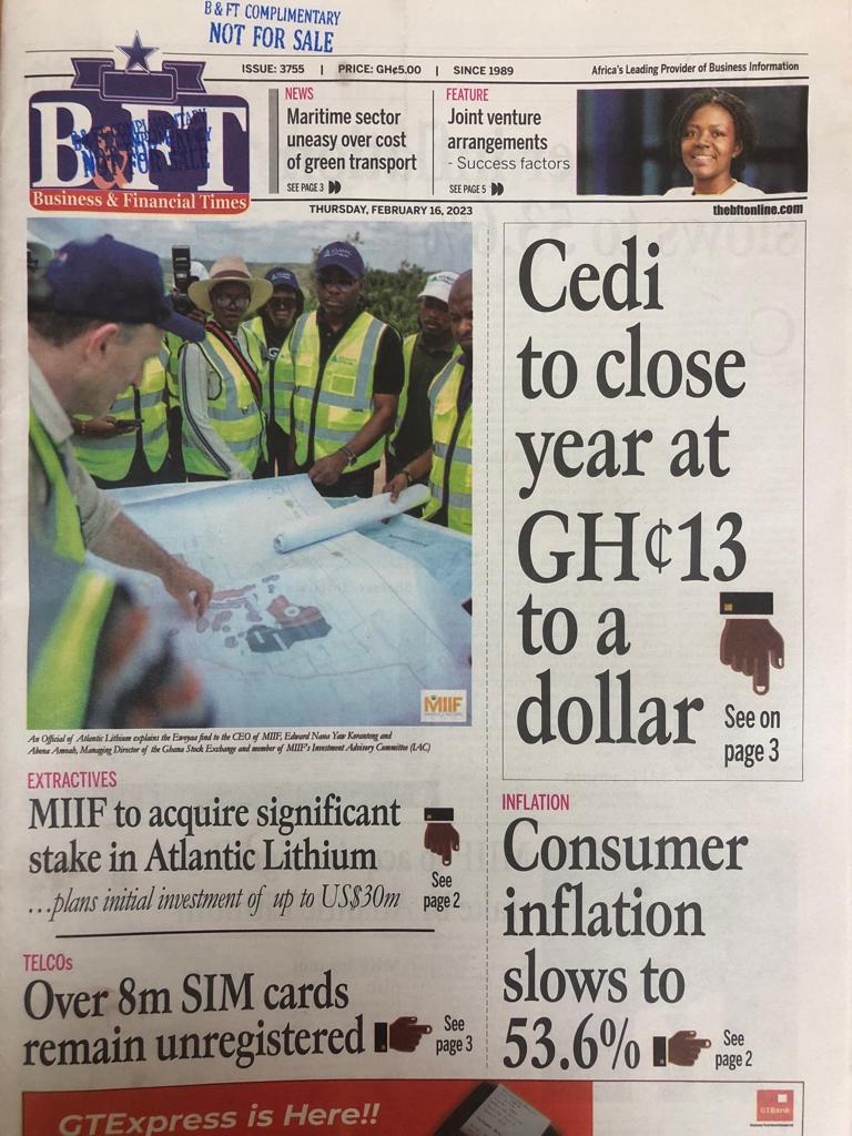Today's front pages: Thursday, February 16, 2023 Today's front pages: Thursday, February 16, 2023