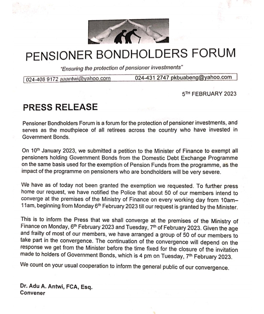 Aggrieved pensioners to picket Finance Ministry over inclusion in DDEP Aggrieved pensioners to picket Finance Ministry over inclusion in DDEP