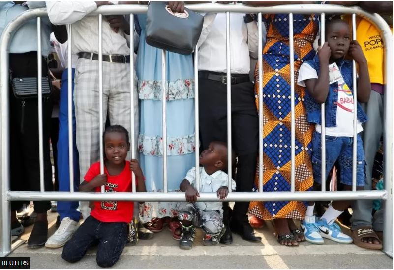 Pope Mass in South Sudan: Pontiff urges people to reject 'venom of hatred'