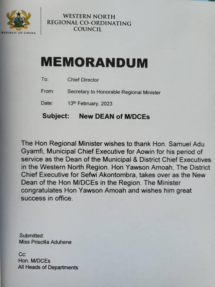 Western North Minister appoints new dean of MDCEs