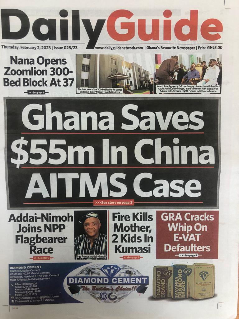 Today's front pages: Thursday, February 2, 2023 Today's front pages: Thursday, February 2, 2023