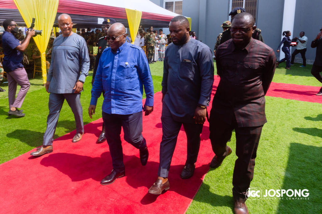Akufo-Addo commissions Joseph Siaw Agyepong Young Soldiers Block at 37 Military Hospital