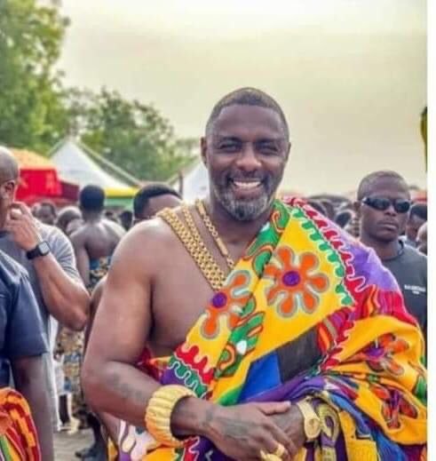 Photos: British actor Idris Elba visits Manhyia Palace