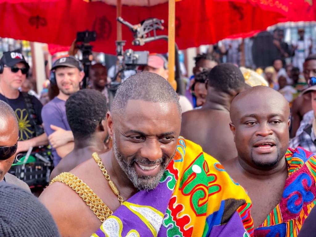 Photos: British actor Idris Elba visits Manhyia Palace