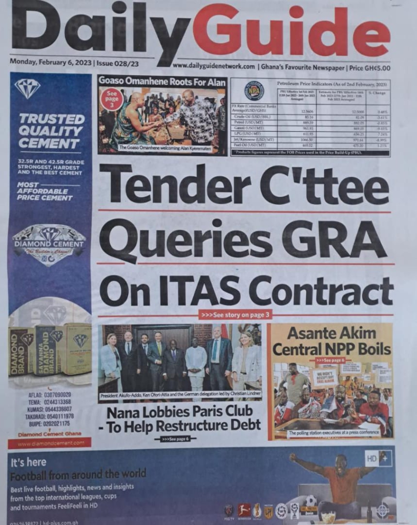 Today’s front pages: Monday, February 6, 2023 Today’s front pages: Monday, February 6, 2023