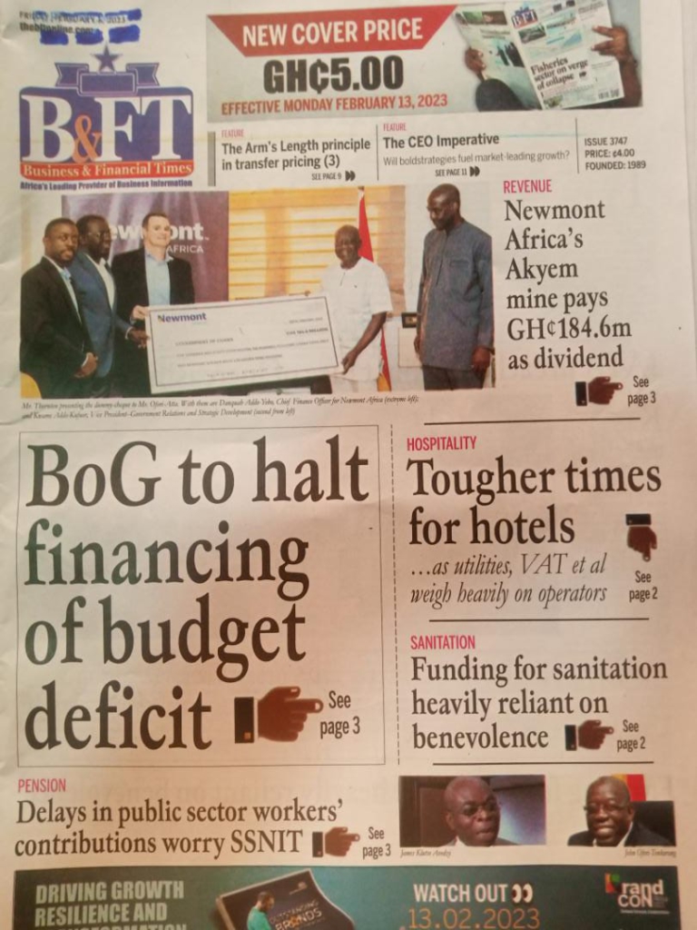 Today’s front pages: Monday, February 6, 2023 Today’s front pages: Monday, February 6, 2023