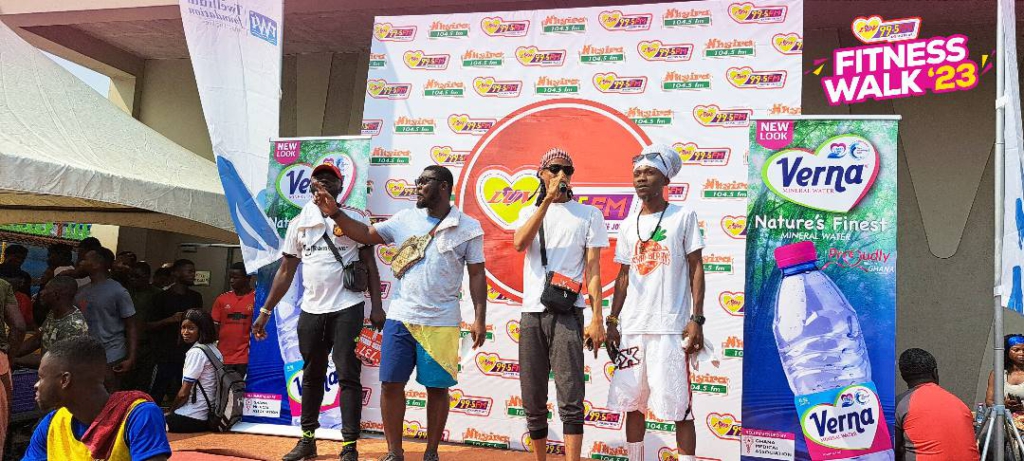 Hundreds of Kumasi residents participate in Luv FM's Fitness Walk Hundreds of Kumasi residents participate in Luv FM's Fitness Walk