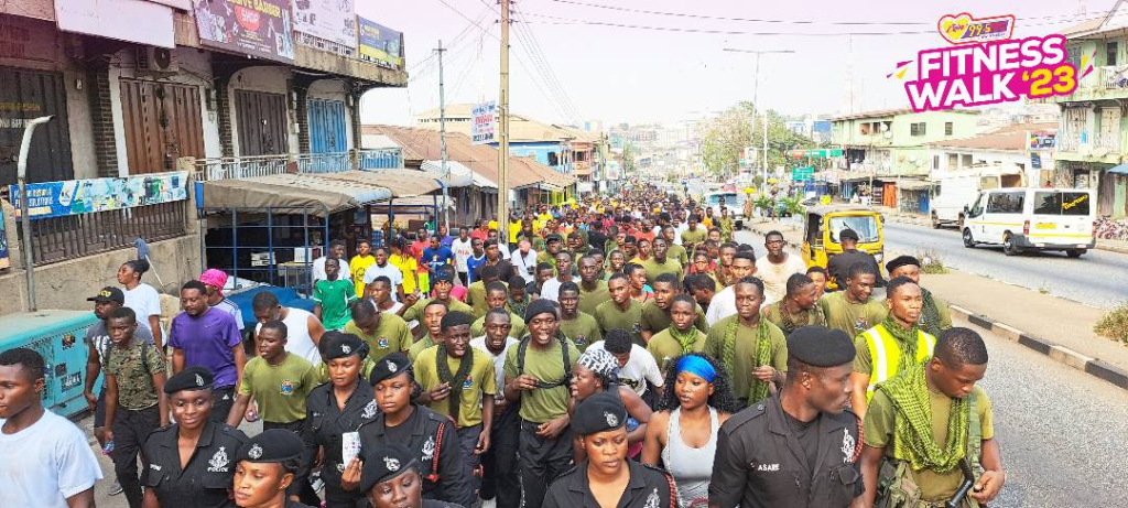 Hundreds of Kumasi residents participate in Luv FM's Fitness Walk Hundreds of Kumasi residents participate in Luv FM's Fitness Walk