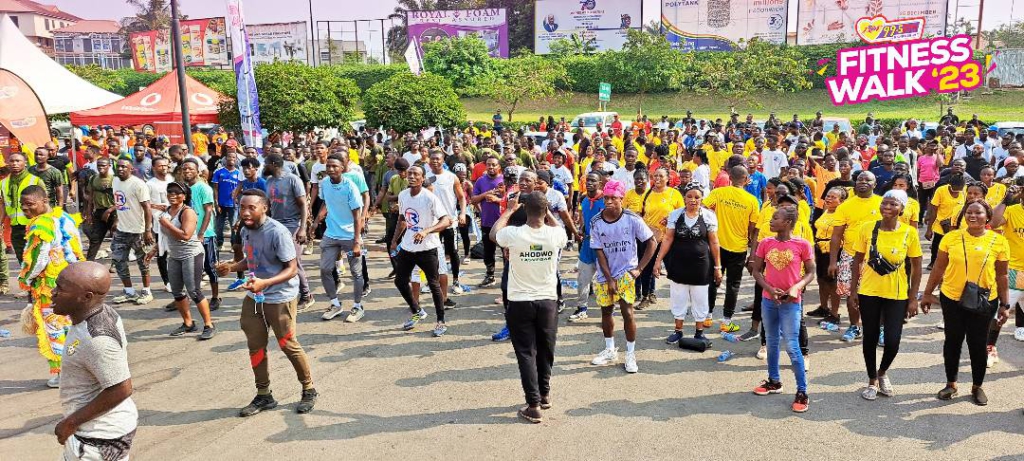 Hundreds of Kumasi residents participate in Luv FM's Fitness Walk Hundreds of Kumasi residents participate in Luv FM's Fitness Walk