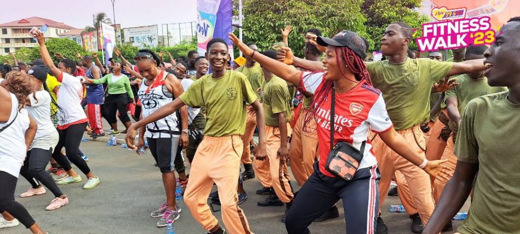 Hundreds of Kumasi residents participate in Luv FM's Fitness Walk Hundreds of Kumasi residents participate in Luv FM's Fitness Walk