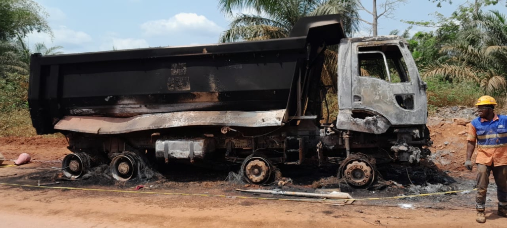 'Galamseyer' shot, tipper truck burnt in renewed clash at Asanko Mines 'Galamseyer' shot, tipper truck burnt in renewed clash at Asanko Mines