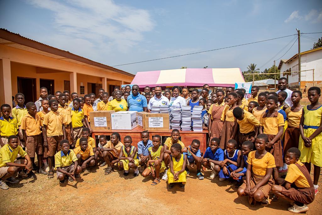 Osafric Group donates educational items to schools in Fanteakwa South District Osafric Group donates educational items to schools in Fanteakwa South District