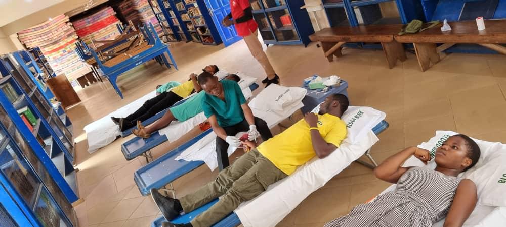 MTN Ghana takes 'Save a life' blood donation to Volta SHS 