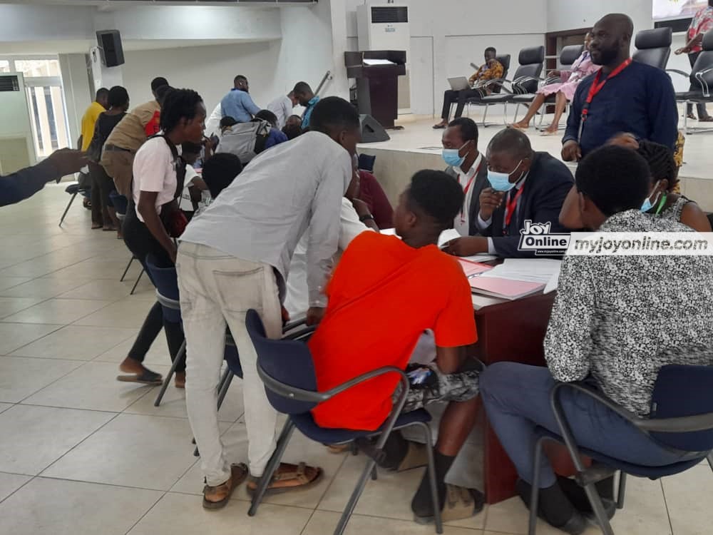 Hundreds of parents troop GNAT hall for school placement Hundreds of parents troop GNAT hall for school placement