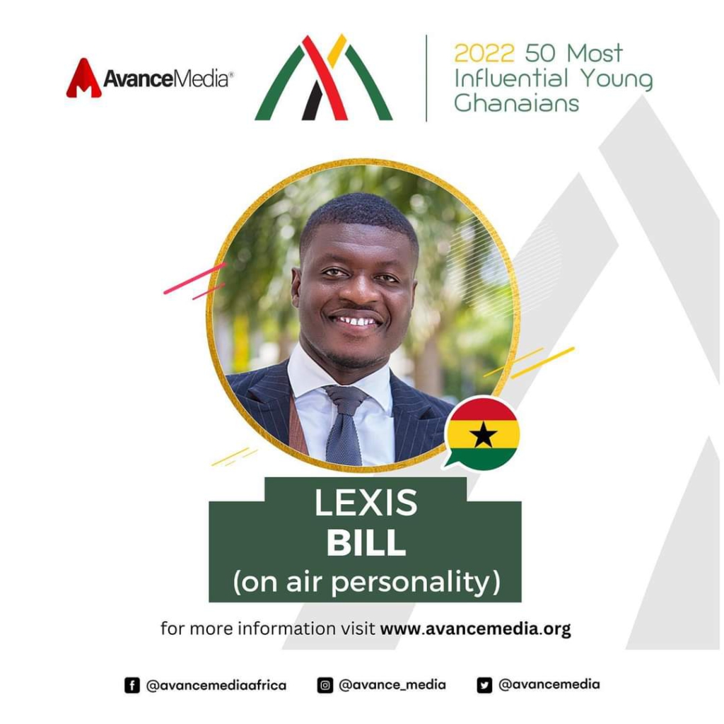 Lexis Bill, Doreen Avio, Gary Al-Smith named among 2022 'Top 50 Most Influential Young Ghanaians'