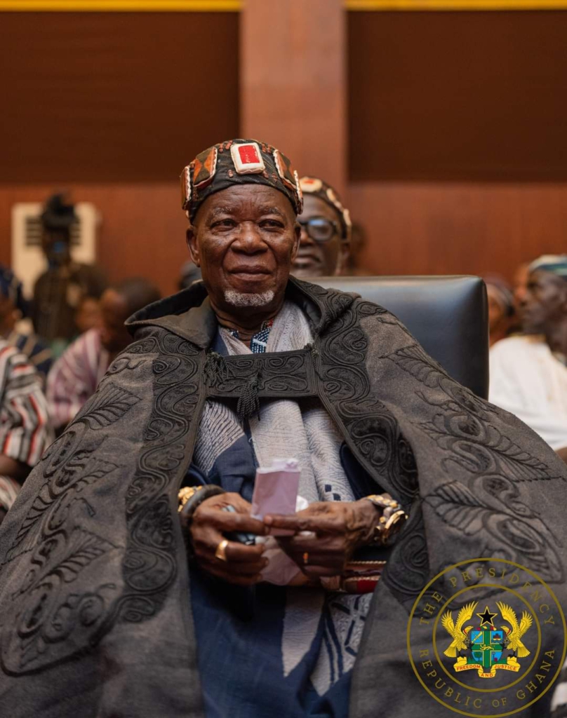 Buipewura Jinapor II officially announces death of Yagbonwura to Akufo-Addo