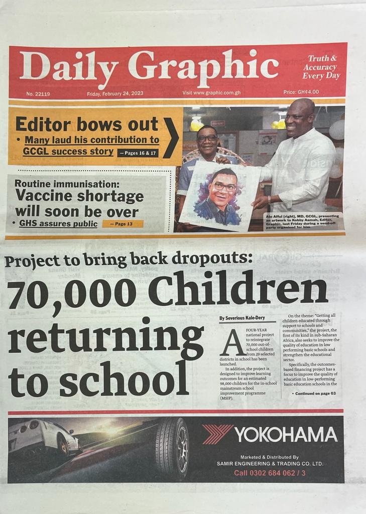 Today’s front pages: Friday, February 24, 2023 Today’s front pages: Friday, February 24, 2023