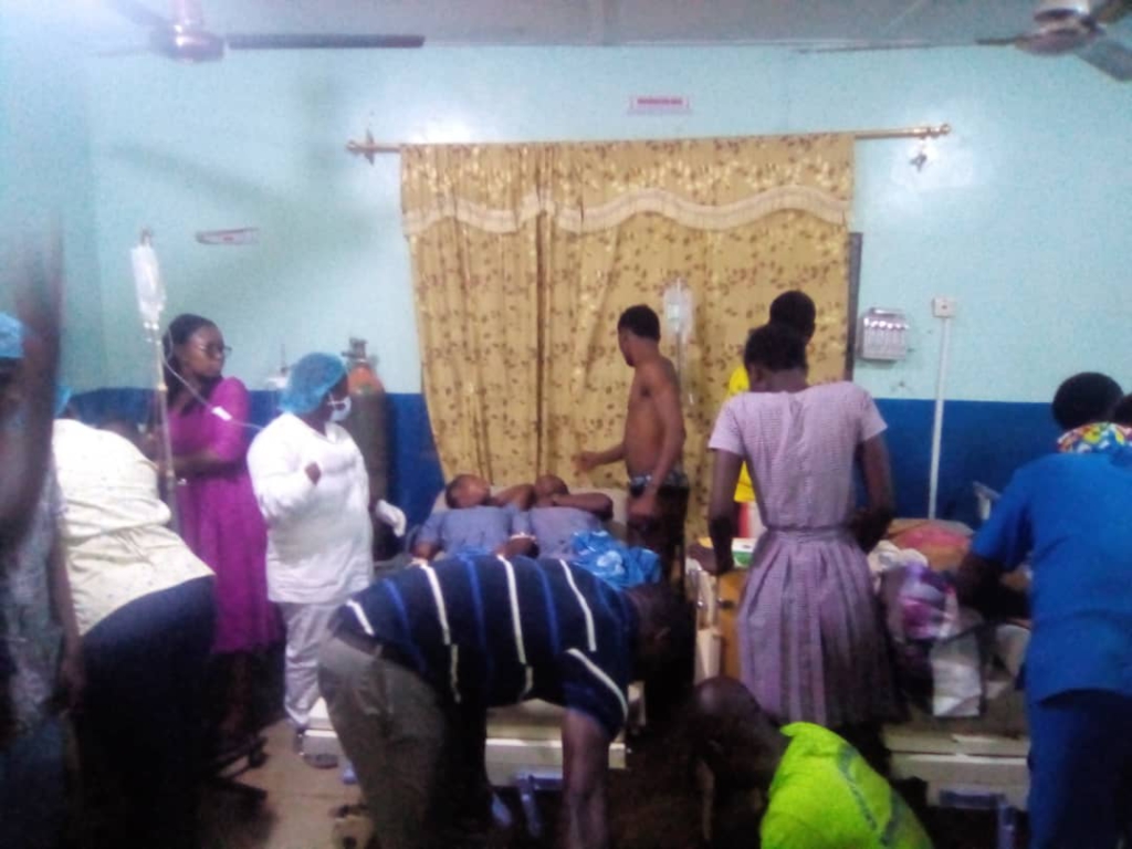 5 SHS students fight for their lives after dining hall roofing collapsed on them 5 SHS students fight for their lives after dining hall roofing collapsed on them