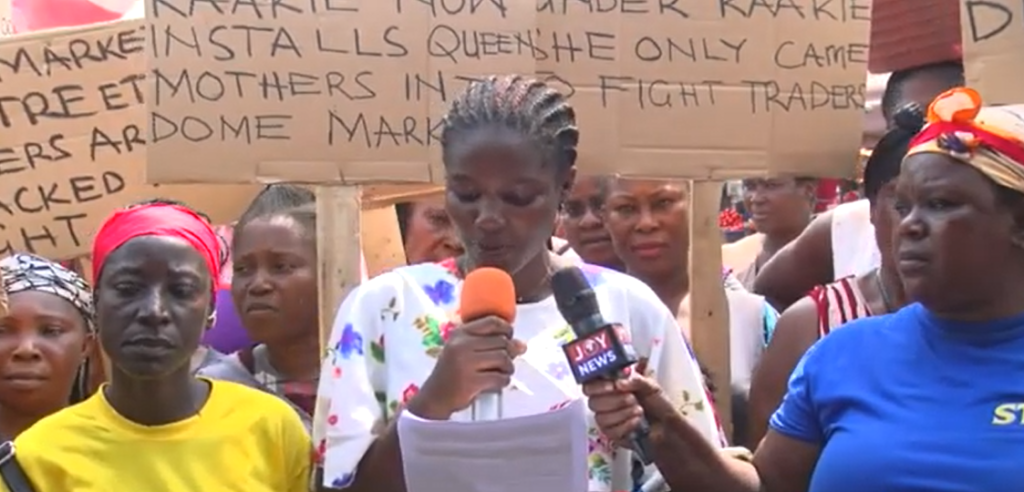 Ga East market women call for Municipal Chief Executive's head