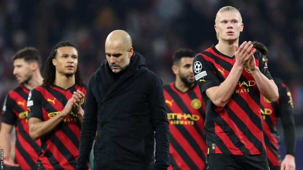 Haaland quiet as Guardiola makes 'nine strikers' joke Haaland quiet as Guardiola makes 'nine strikers' joke