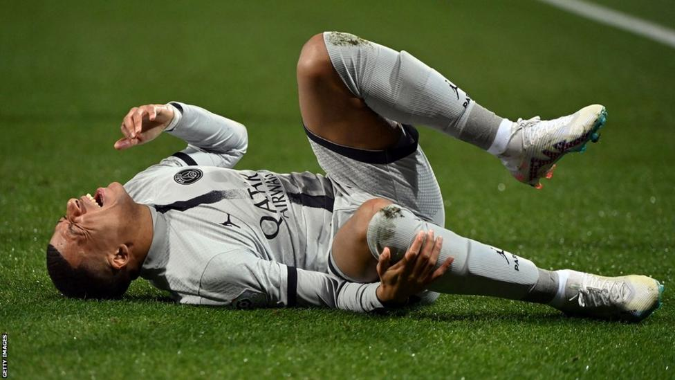 Kylian Mbappe: Paris St-Germain striker to miss Champions League tie with injury